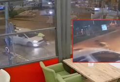 Yer: İzmir... Alkollü sürücü polis memurunu aracın kaputunda 500 metre sürükledi