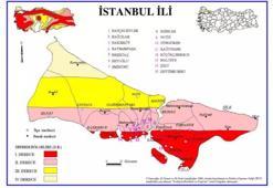 İSTANBUL DEPREM RİSKİ HARİTASI | İstanbul depreme dayanıklı ilçeler ile Anadolu ve Avrupa Yakası İstanbul'da en çok deprem riski olan semtler
