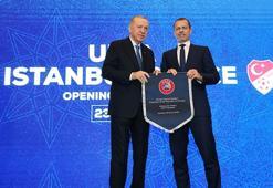 Cumhurbaşkanı Erdoğan: 'UEFA ile projelere imza atacağız'
