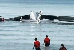 Tayland'da denize uçak düştü! 6 polis hayatını kaybetti