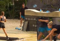 Survivor Pınar Saka adaya veda etti! Düello oyununda Sema Aydemir'den alkışlanacak hareket