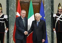 Cumhurbaşkanı Erdoğan İtalya Cumhurbaşkanı ile görüştü