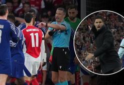 Şampiyonlar Ligi'nde PSG, Arsenal'i tek golle yendi! Vincic'in kararları sonrası Arteta çılgına döndü