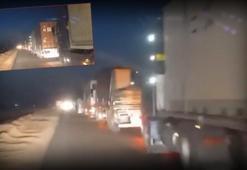 Suriye'de dikkat çeken görüntü! Tam 200 TIR ABD üslerine çekildi