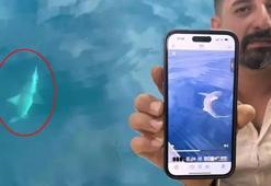 Oltaya köpek balığı takılınca korktular