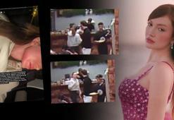 Danla Bilic'e saldırı anına ait yeni görüntüler! Başından aşağı içecek dökmüş