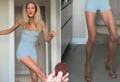 Yaşı 55 ama bacakları 25'lik! 'Her gün 15 dakika aksatmadan yapıyorum'