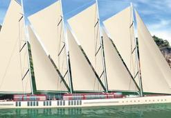 En büyük yelkenli Marmaris’te yapılıyor