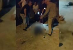 Eski nişanlısının elinde bıçak gören kadın kendisini balkondan attı