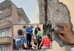 Avcılar'da kolonları burkulan 4 katlı bina tahliye edilerek mühürlendi