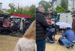 Bayrampaşa'da iş makinesi ortalığı savaş alanına çevirdi! 2 yaralı
