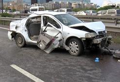Tuzla’da bariyerlere çarpan otomobil takla atarak savruldu! Ölü ve yaralılar var