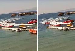 Bodrum'da feci olay! Su sporları yapan 3 turist kaza yaptı: İşte o görüntüler