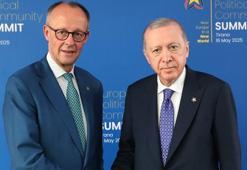 Cumhurbaşkanı Erdoğan, Almanya Başbakanı Merz'i kabul etti