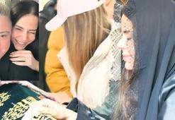 Tabutuna sarılarak veda etti