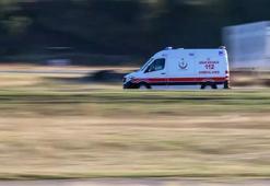 Düğün konvoyundakiler ambulansa yol vermedi; o anlar kamerada