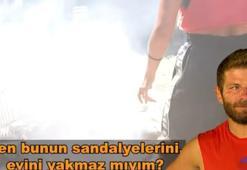 Survivor'da Meryem Kasap çıldırdı! Elenen İsmail Balaban'ın evini ve eşyalarını yaktı