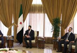 MİT Başkanı Kalın, Şara ve heyetiyle görüştü