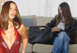 Herkes şaşkına döndü! Hailey Bieber'ın çantasından 'büyü' çıktı