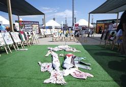 7. Etnospor Kültür Festivali'nde Gazzeli çocuklar unutulmadı!