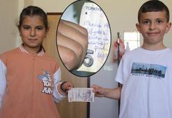 İlkokul öğrencisi kantinden aldığı 5 liranın üstündeki notu gördü! Herkes seferber oldu