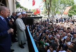 Gümrükçü İshak Ağa Camii açıldı! Erdoğan: Uzun ve titiz bir çalışmanın eseri