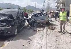 Freni boşalan beton mikseri onlarca aracı biçti