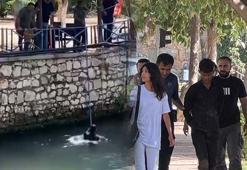 Polisi görünce dereye atlayıp kaçmaya çalıştı! Ölümle burun buruna geldi