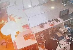 Telefon bataryası bomba gibi patladı! Korku dolu anlar anbean kaydedildi