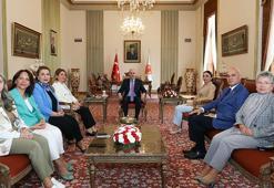 Meclis Başkanı Kurtulmuş, CHP'li Kaya ile İYİ Partili Çömez'i kabul etti