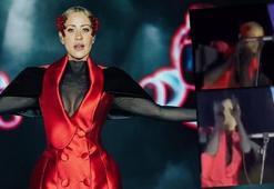 Derya Uluğ’a Şanlıurfa konserinde büyük şok! Su şişesi fırlatıldı