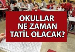 OKULLAR NE ZAMAN TATİL OLACAK? Okullar Haziran'ın kaçında kapanacak? Okulların kapanış tarihi 2025