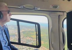 İstanbul Valisi Davut Gül, bayram trafiğini havadan denetledi