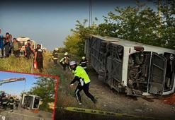 Son dakika! Konya'da otobüs kazası: 1 ölü, 10'u ağır 23 yaralı