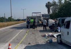 Hatay'da kamyon 3 araca çarptı! Ölü ve yaralılar var