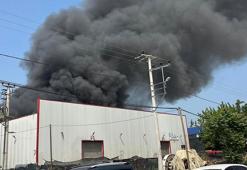 Kocaeli'de boya fabrikası alev topuna döndü! Ekipler sevk edildi