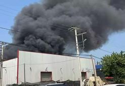 Kocaeli'de boya fabrikası alev topuna döndü! Ekipler sevk edildi