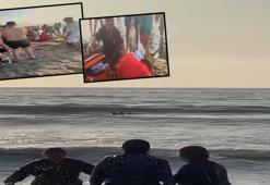 Zonguldak'ta korku dolu anlar! Boğulma tehlikesi geçirip peş peşe suya atladılar