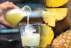 Haftada 4 kilo verdiren ananas sirkesi! Her sabah 1 tatlı kaşığıyla göbek gidiyor