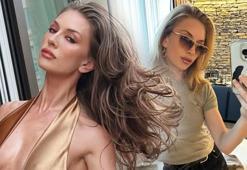 Yasemin Kay Allen'dan bikinili poz! Gece denize girdi