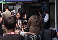 Hava sahası kapandı! Ülkelerine dönmek isteyen İranlılar otogara akın etti