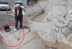 Mahalledeki 452 yıllık gizemli iz! ‘11 yaşında geldim 65 yıldır her gün aynı yeri temizliyorum’