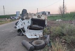 Diyarbakır'da feci kaza: Otomobil taklalar attı, 1 ölü, 4 yaralı