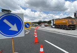 Dikkat! TEM'de 4 gün boyunca trafik tek şeritten sağlanacak