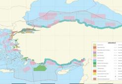 Türkiye Deniz Mekansal Planlaması haritası resmiyet kazandı