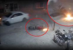 Şerit ihlali yapan otomobil 2 motosiklete çarptı: 1 ölü, 3 yaralı