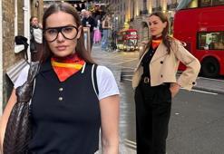 Fahriye Evcen Londra'dan peş peşe paylaştı! Şehrin altını üstüne getirdi