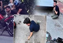 Kask kamerası can pazarını kaydetti! Heimlich manevrasıyla hayata döndürdü