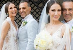 Ünlü çift mutluluğa evet dedi! Düğünden yeni fotoğrafları paylaştılar