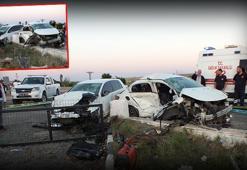 Yozgat'ta feci kaza! İki otomobil çarpıştı; 2 ölü, 1 yaralı